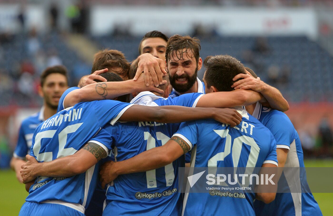Football. Europa League. Lokomotiv vs. Apollon