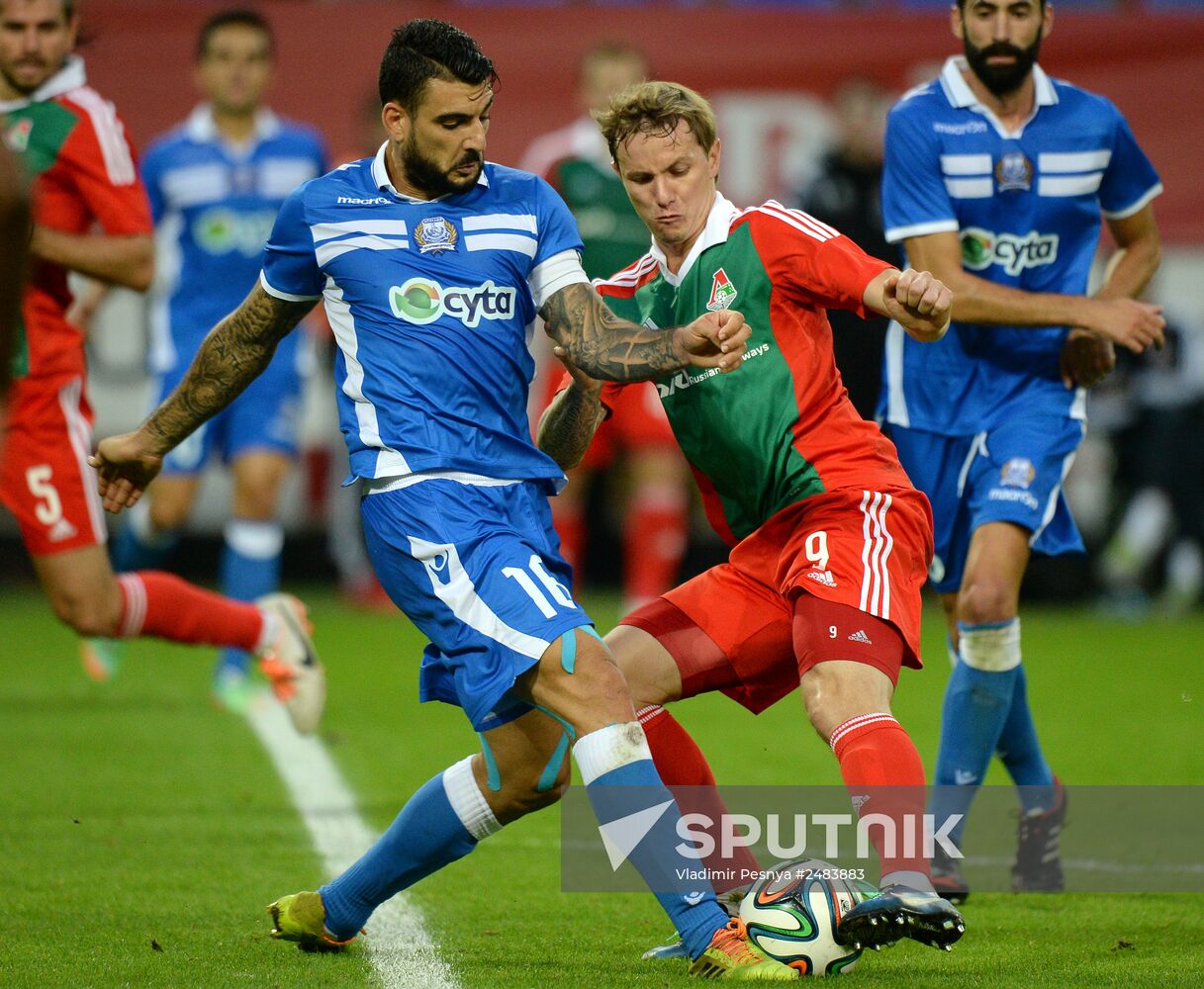 Football. Europa League. Lokomotiv vs. Apollon
