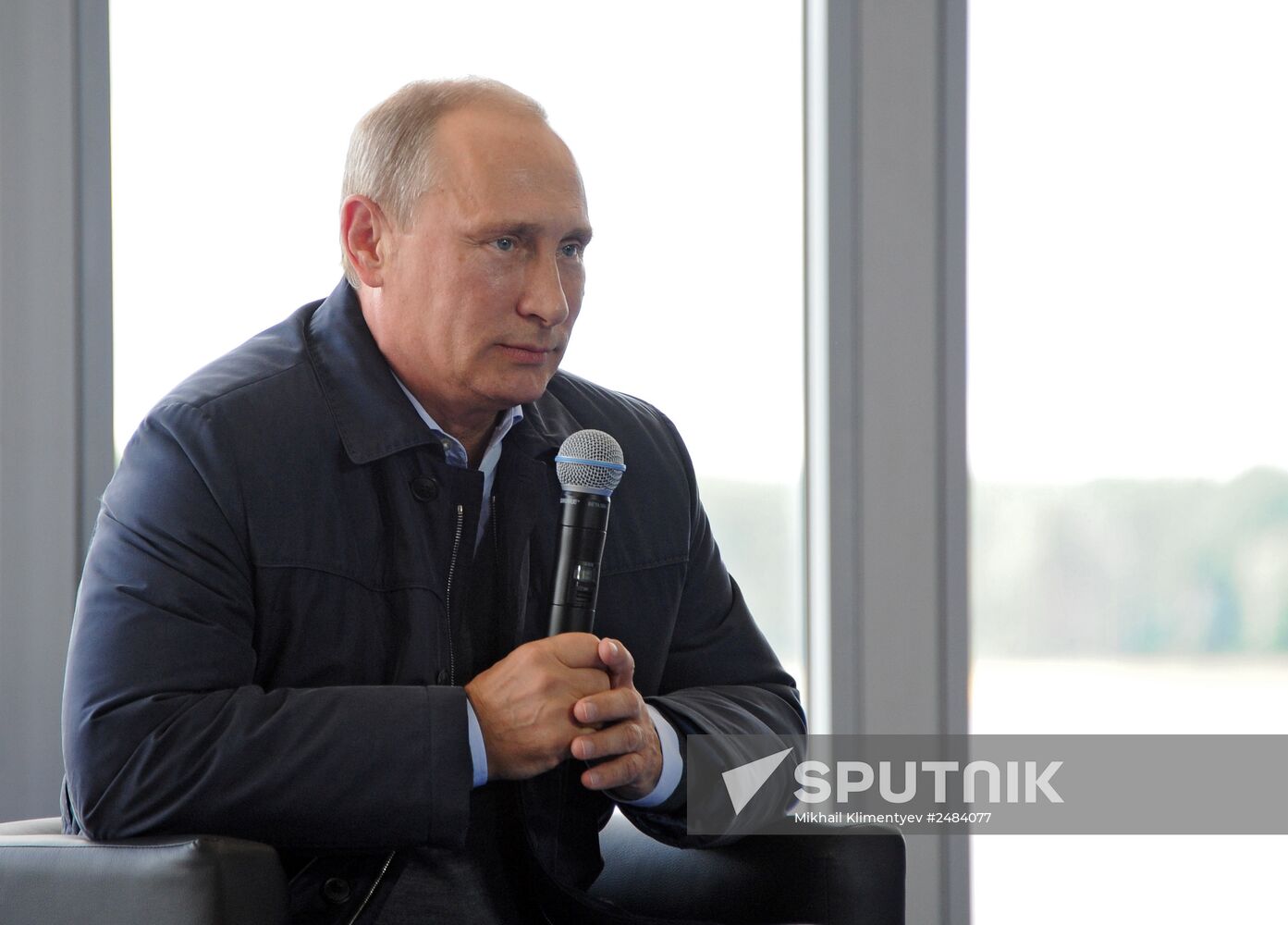 Vladimir Putin attends Seliger 2014 National Youth Forum
