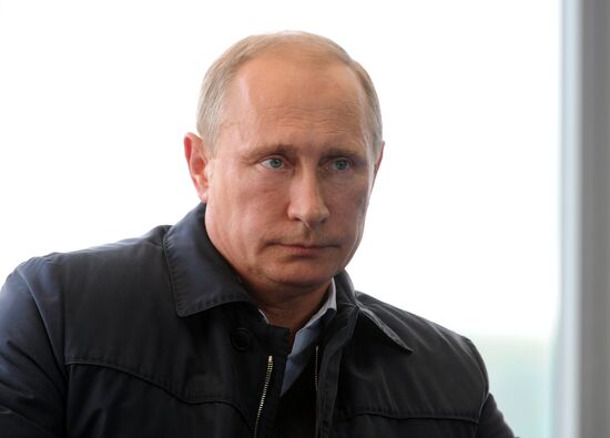 Vladimir Putin attends Seliger 2014 National Youth Forum