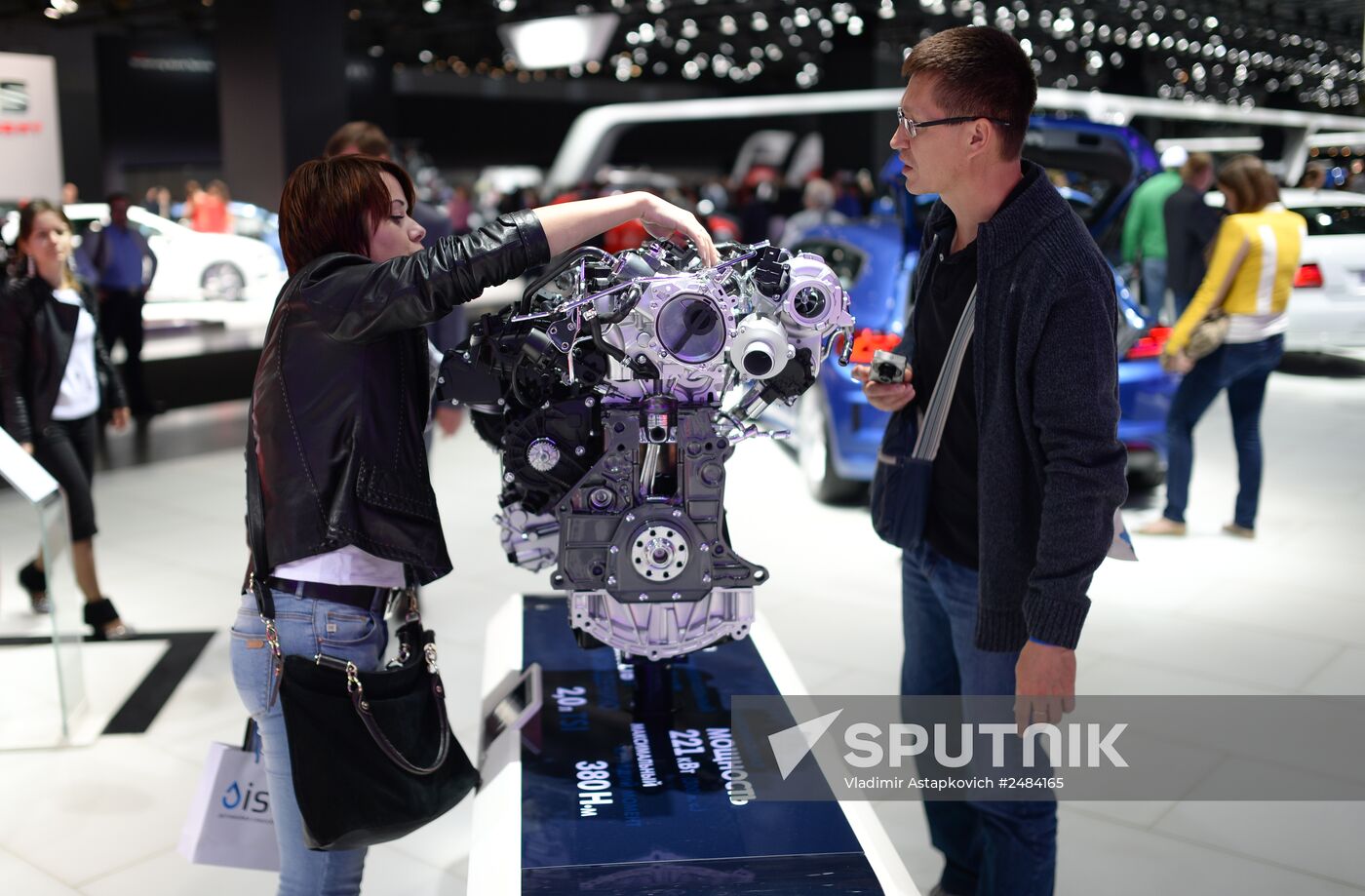 Moscow International Automobile Salon 2014 opens for visitors
