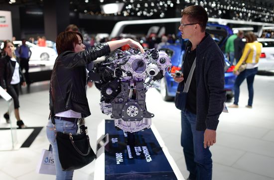 Moscow International Automobile Salon 2014 opens for visitors