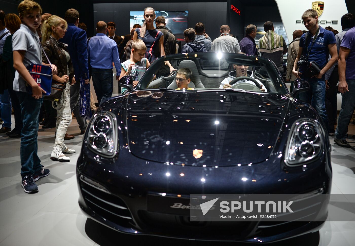 Moscow International Automobile Salon 2014 opens for visitors