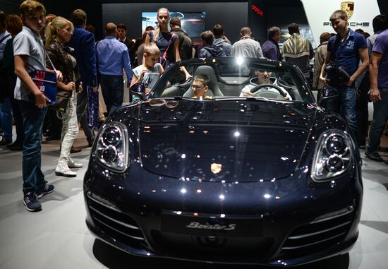Moscow International Automobile Salon 2014 opens for visitors