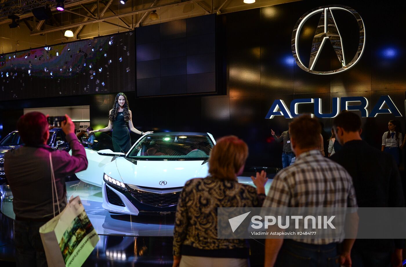 Moscow International Automobile Salon 2014 opens for visitors