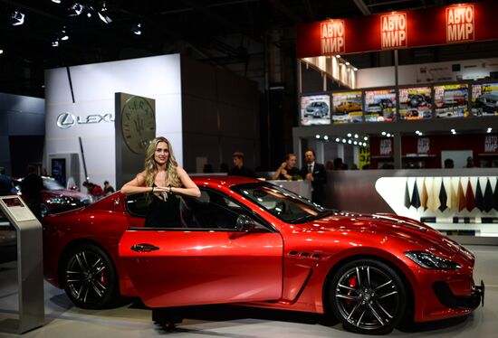 Moscow International Automobile Salon 2014 opens for visitors