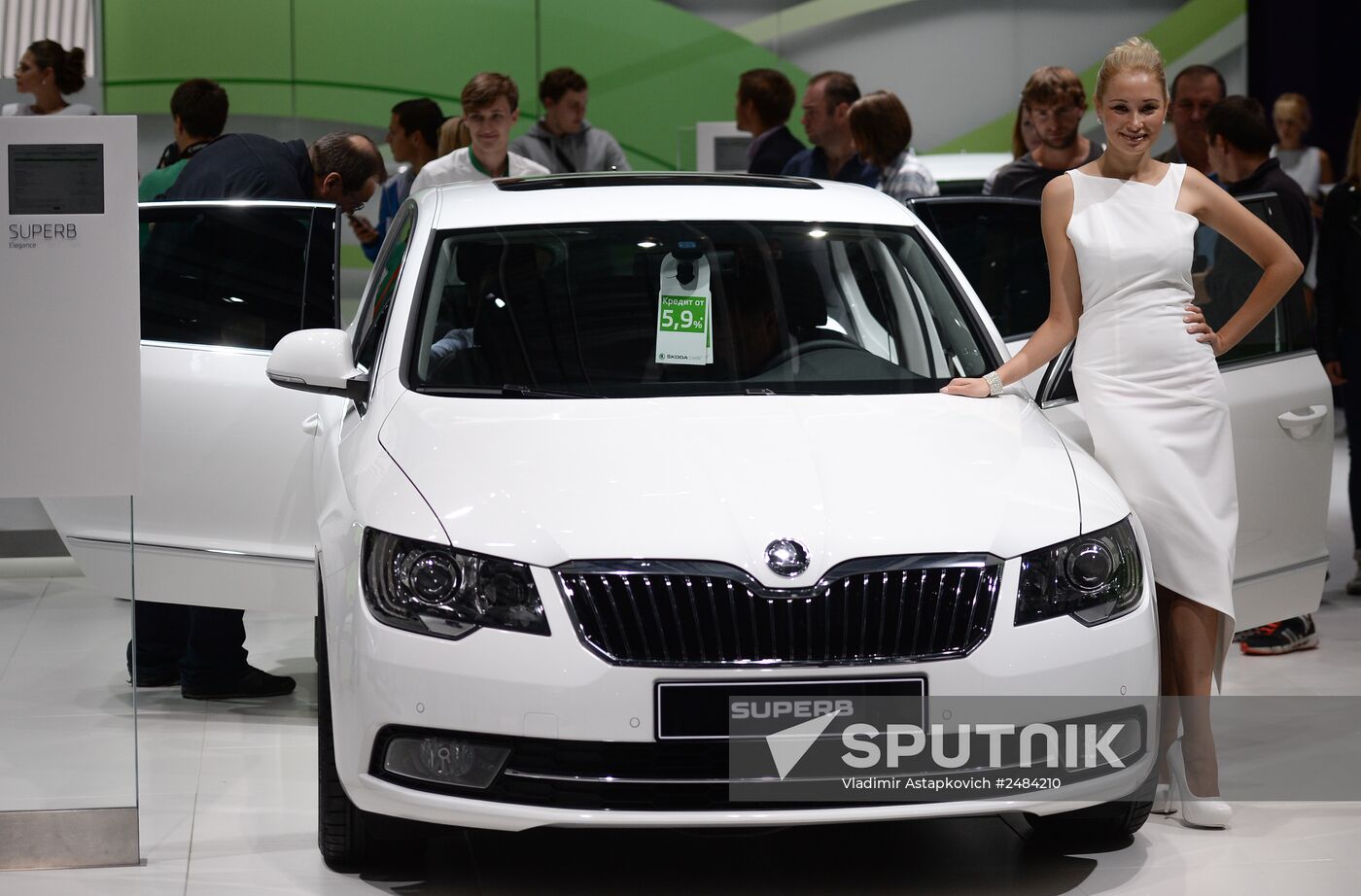 Moscow International Automobile Salon 2014 opens for visitors