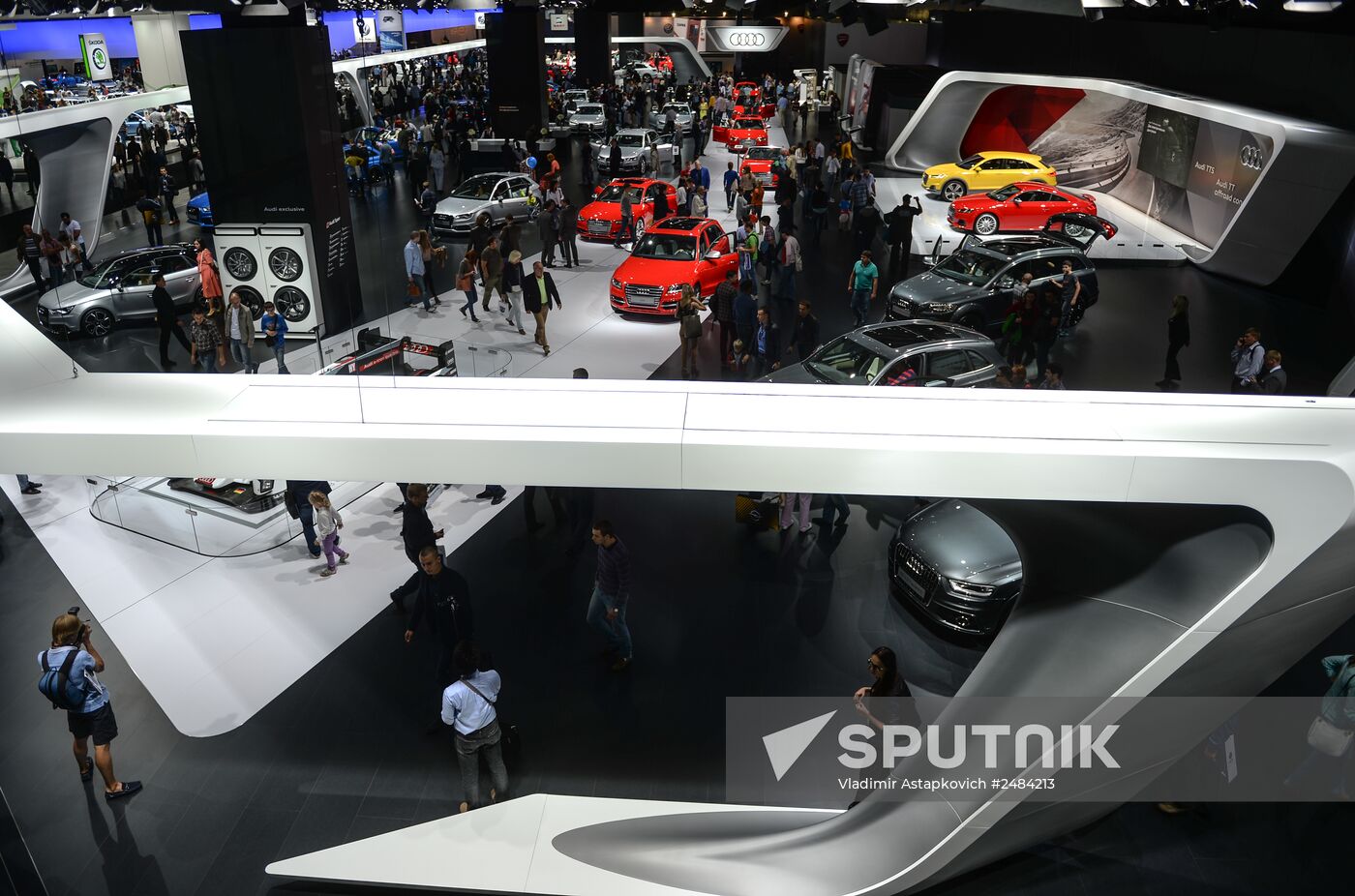 Moscow International Automobile Salon 2014 opens for visitors
