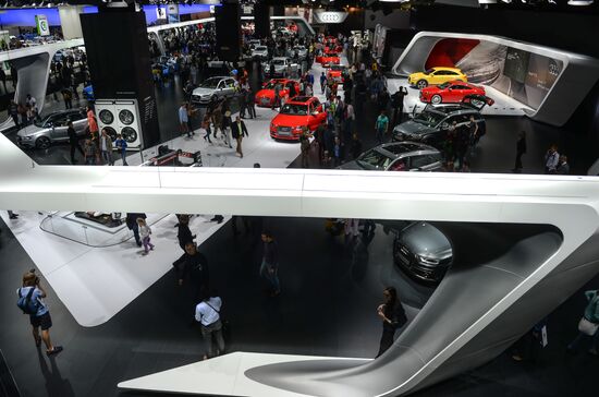 Moscow International Automobile Salon 2014 opens for visitors