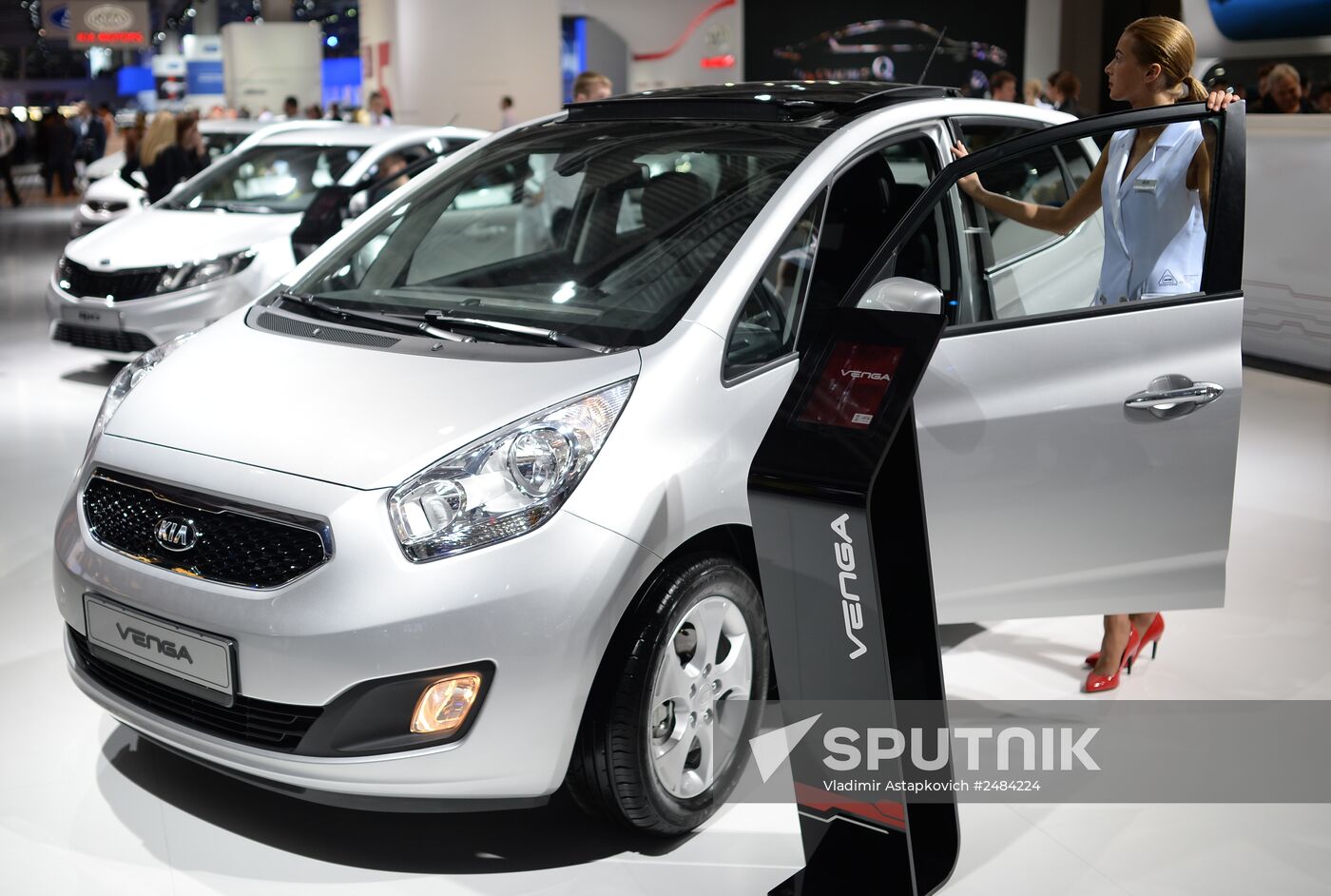 Moscow International Automobile Salon 2014 opens for visitors