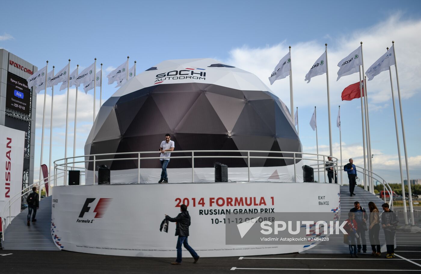 Moscow International Automobile Salon 2014 opens for visitors