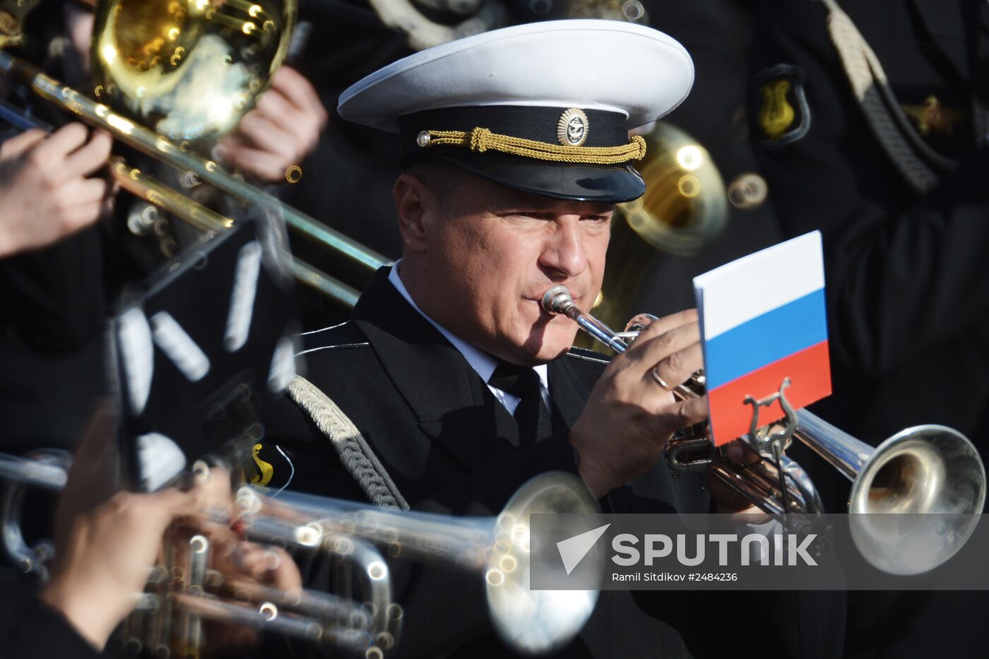 Spasskaya Tower International Military Orchestra opening rehearsal