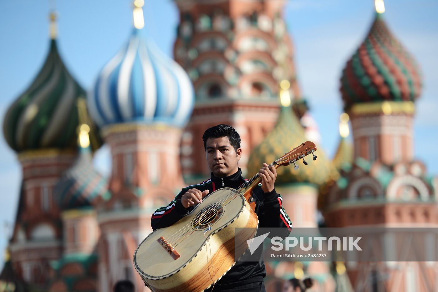 Spasskaya Tower International Military Orchestra opening rehearsal