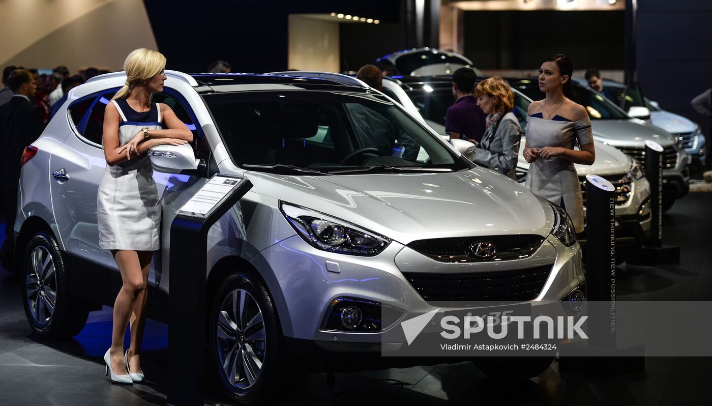 Moscow International Automobile Salon 2014 opens for visitors