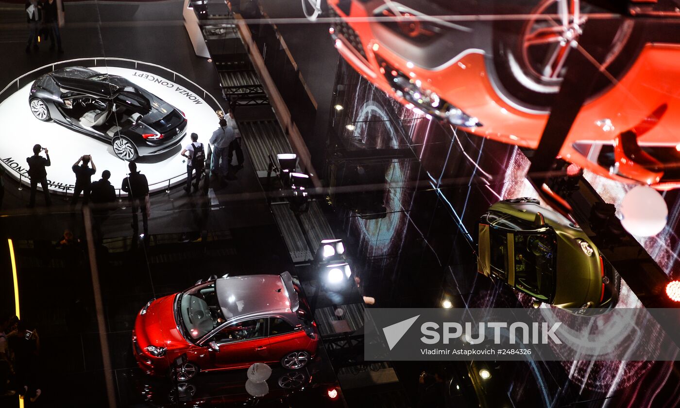 Moscow International Automobile Salon 2014 opens for visitors