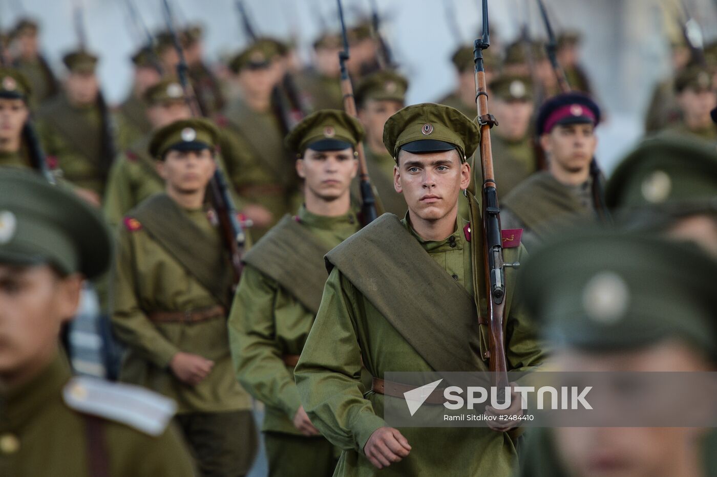 Spasskaya Tower International Military Orchestra opening rehearsal