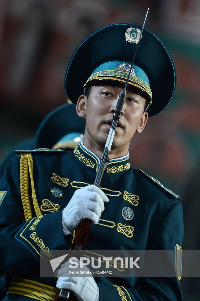 Spasskaya Tower International Military Orchestra opening rehearsal