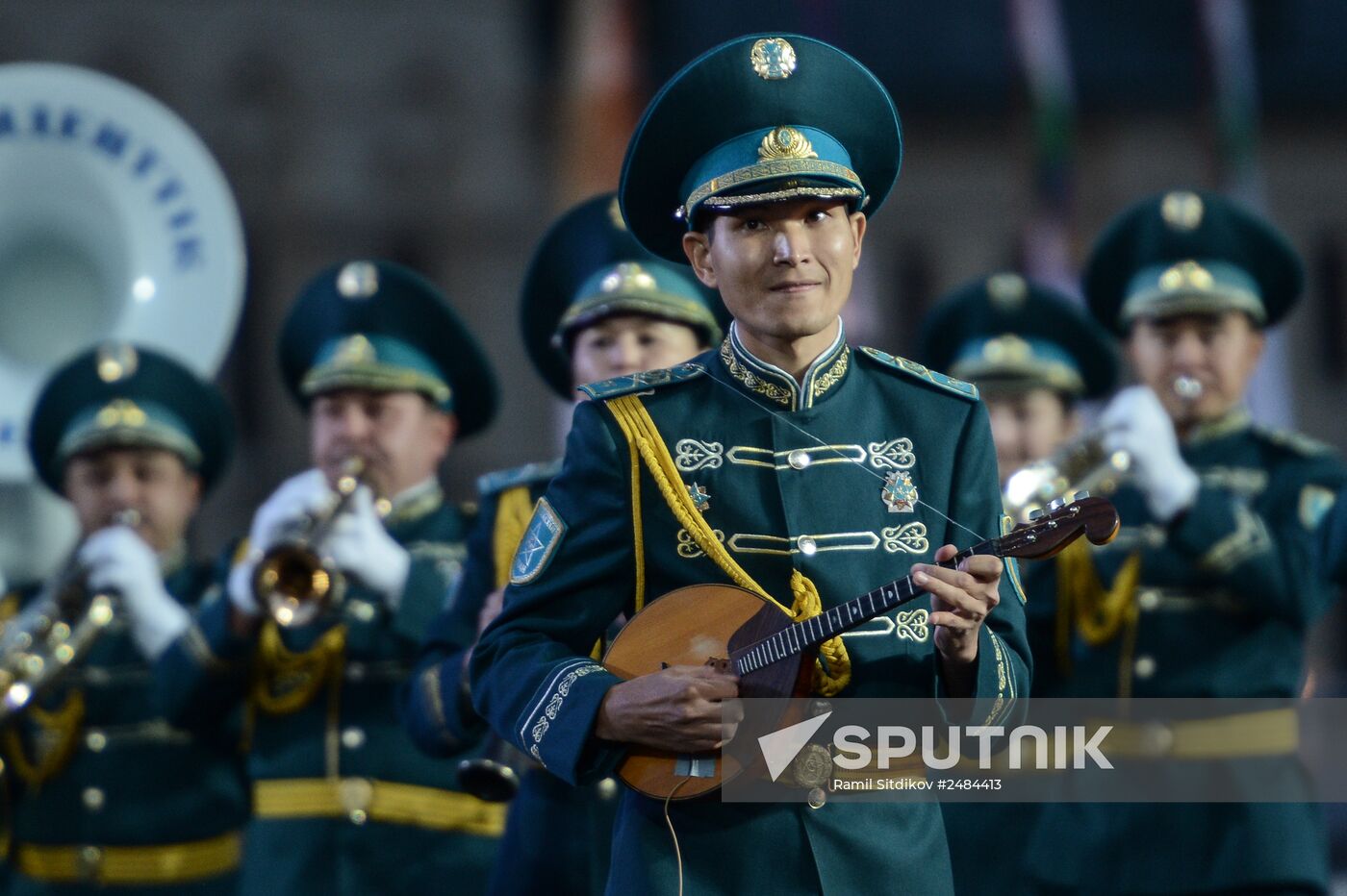 Spasskaya Tower International Military Orchestra opening rehearsal