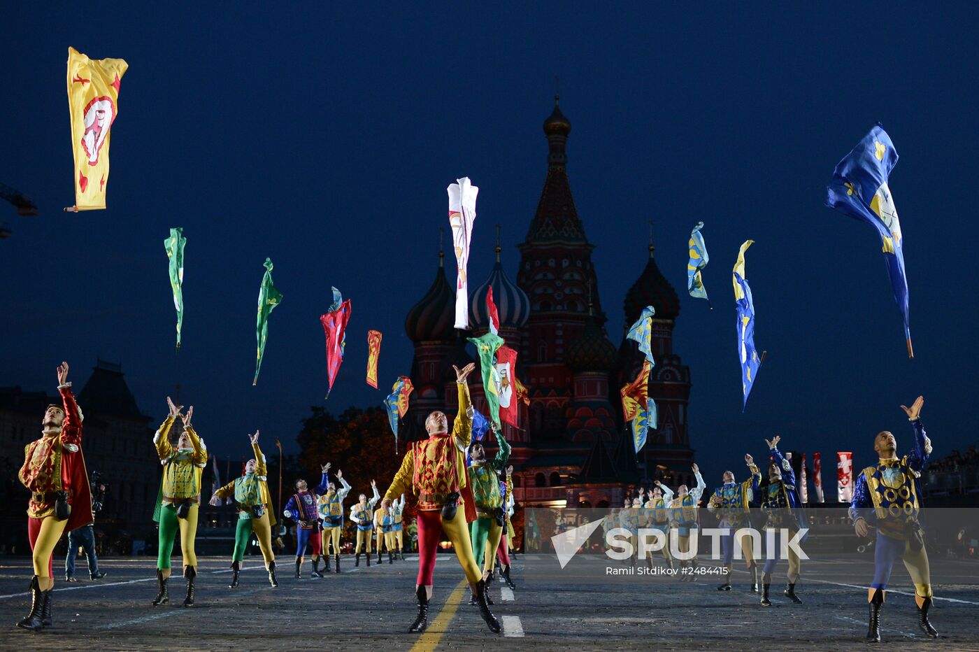 Spasskaya Tower International Military Orchestra opening rehearsal