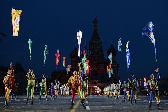 Spasskaya Tower International Military Orchestra opening rehearsal