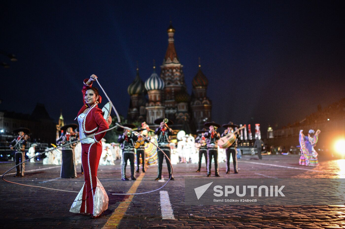 Spasskaya Tower International Military Orchestra opening rehearsal