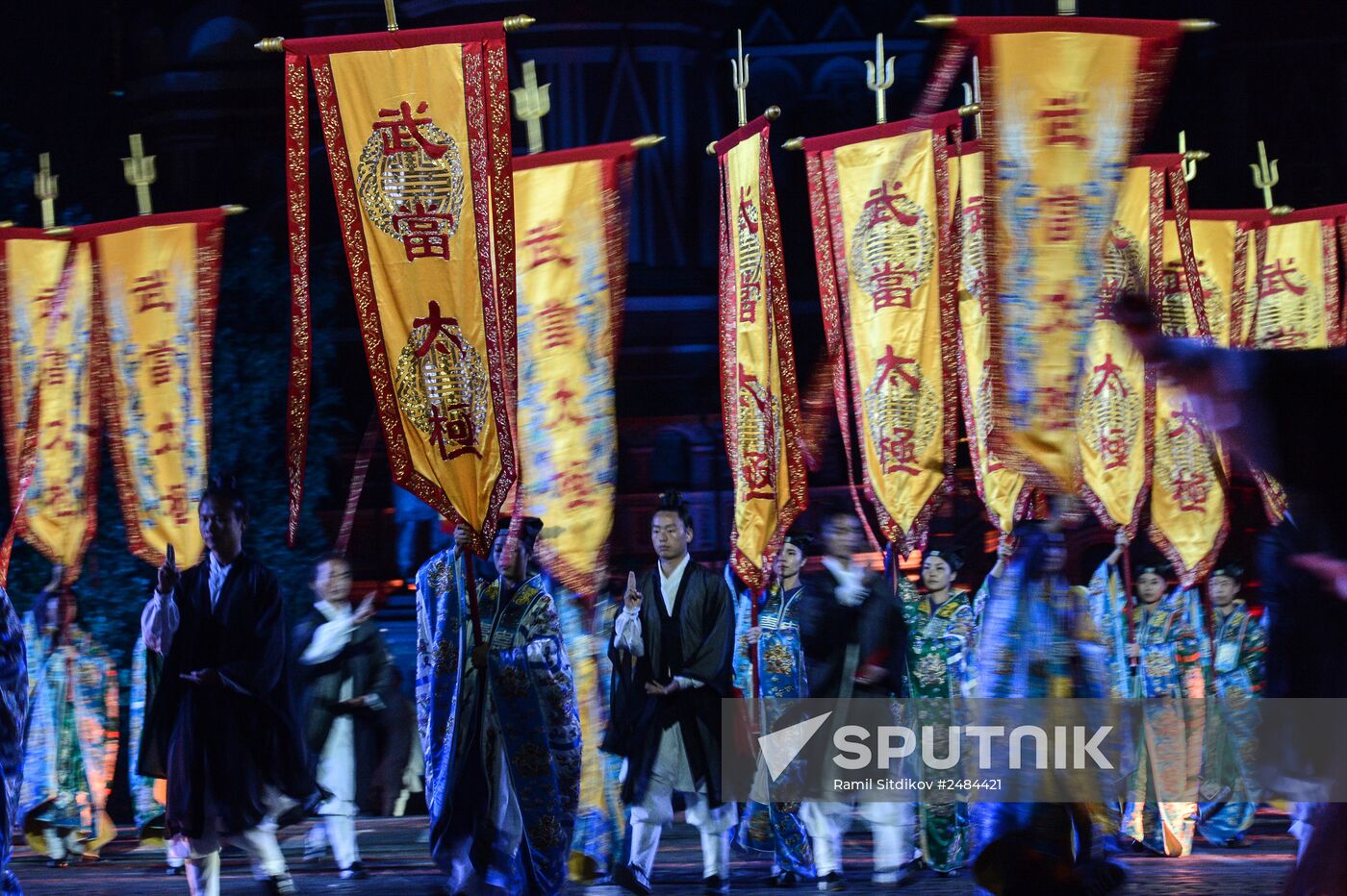 Spasskaya Tower International Military Orchestra opening rehearsal