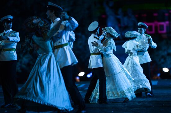 Spasskaya Tower International Military Orchestra opening rehearsal