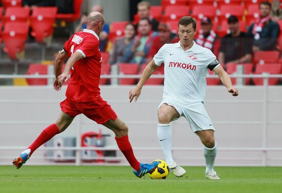 Football. Spartak Moscow All-Star Game