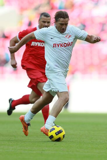 Football. Spartak Moscow All-Star Game