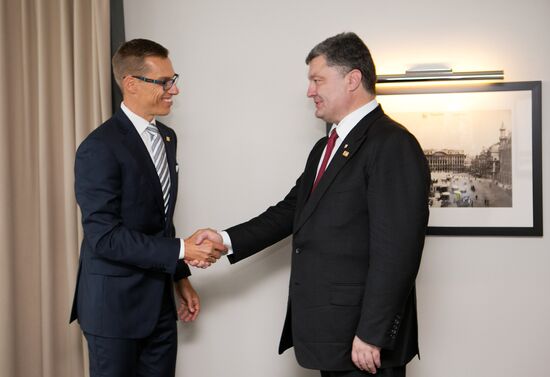 President of Ukraine Petro Poroshenko visits Brussels