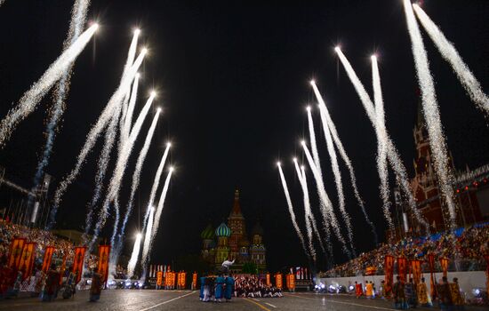 International Military Music Festival “Spasskaya Tower” opening ceremony