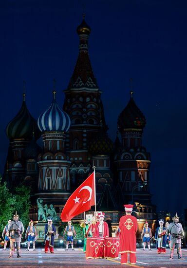 International Military Music Festival “Spasskaya Tower” opening ceremony