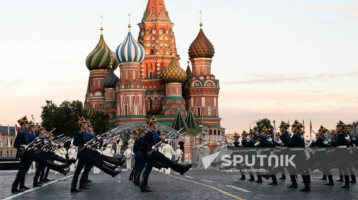 International Military Music Festival “Spasskaya Tower” opening ceremony
