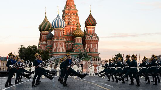 International Military Music Festival “Spasskaya Tower” opening ceremony