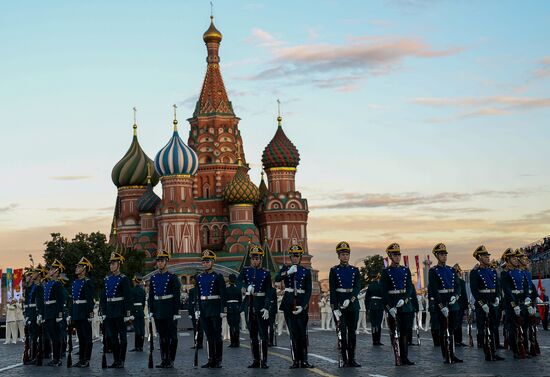 International Military Music Festival “Spasskaya Tower” opening ceremony