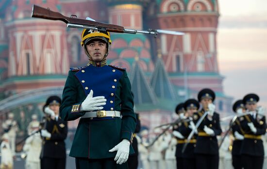 International Military Music Festival “Spasskaya Tower” opening ceremony