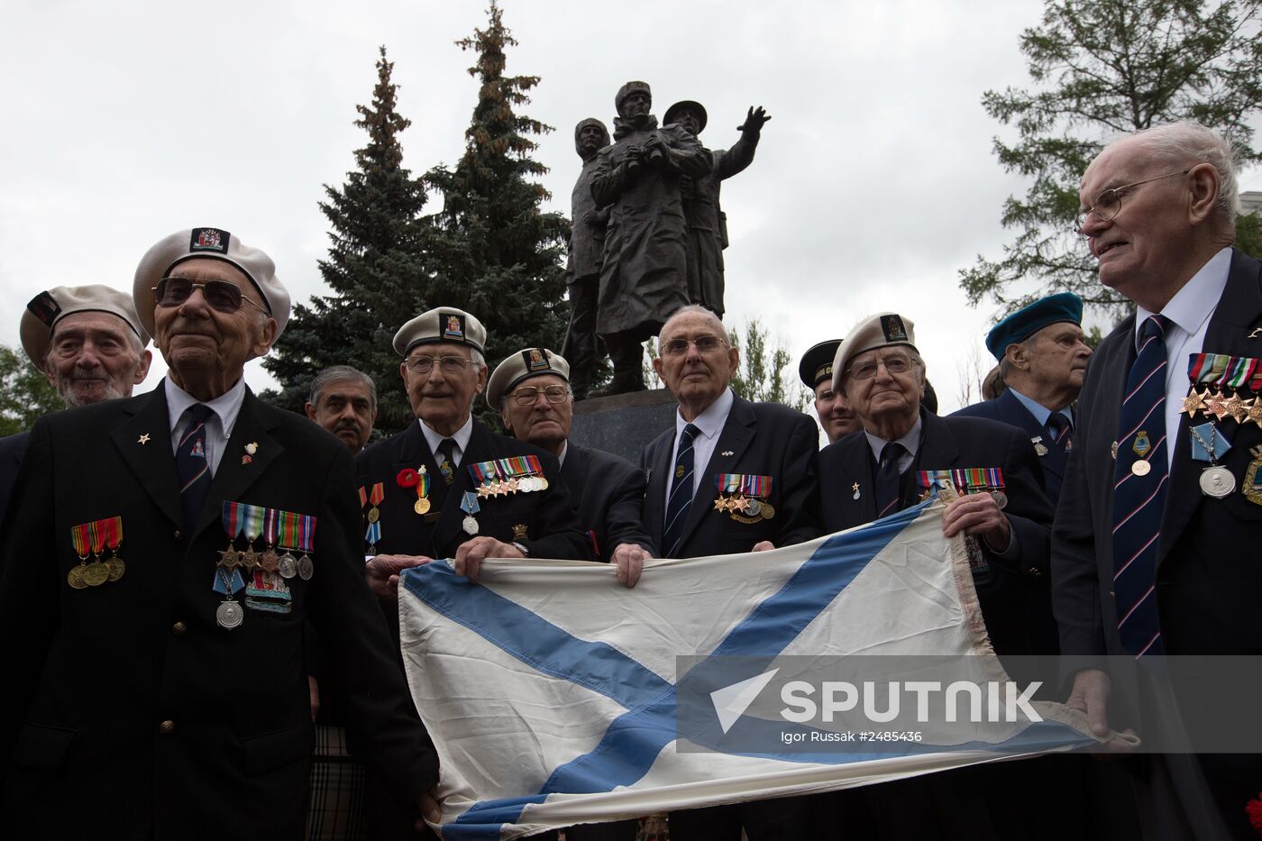 1941-1945 Arctic Convoy Sailors Memorial unveiled in St Petersburg