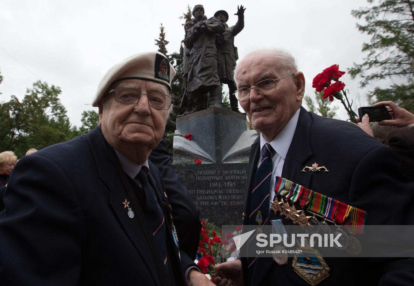 1941-1945 Arctic Convoy Sailors Memorial unveiled in St Petersburg