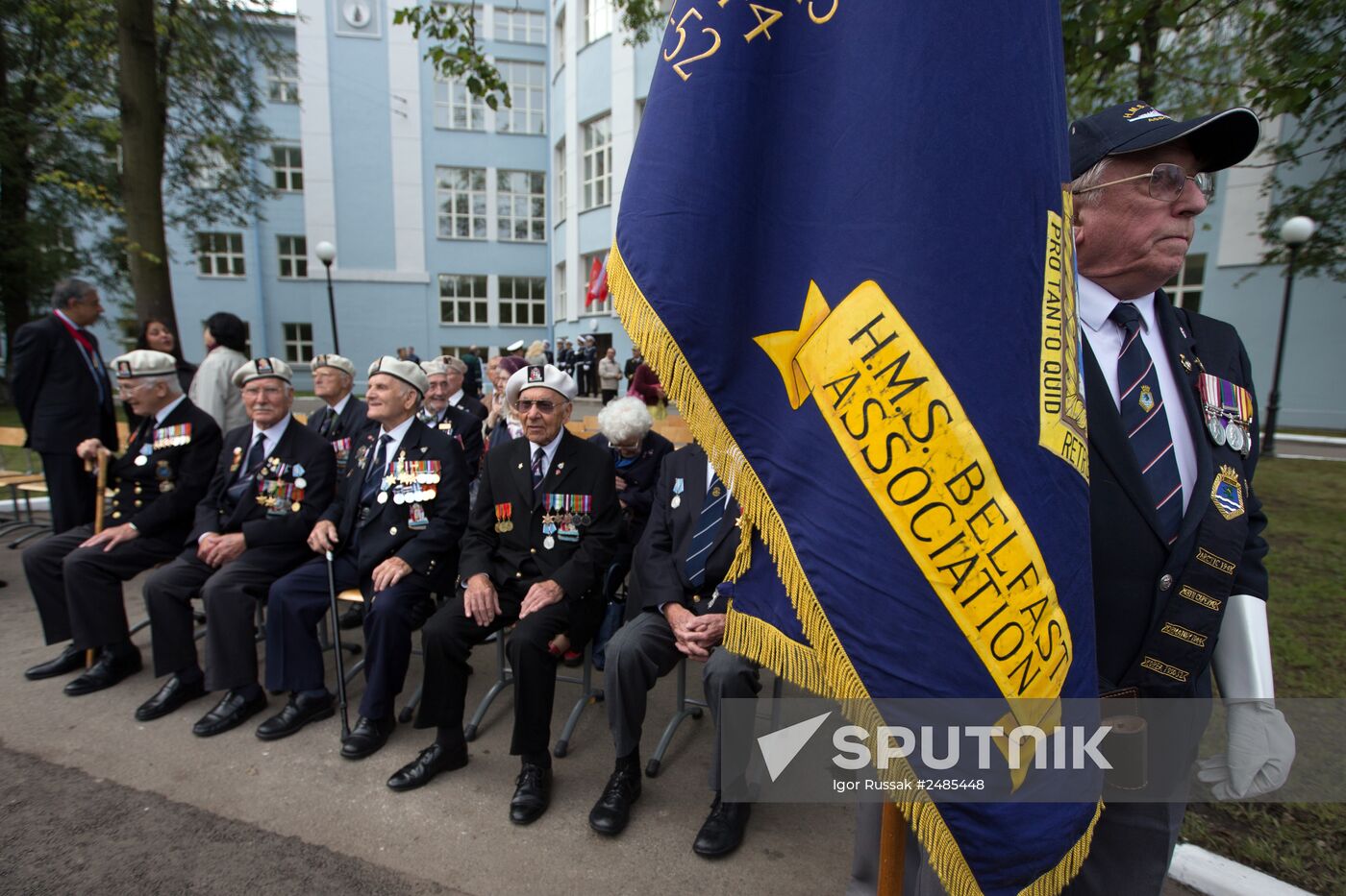 1941-1945 Arctic Convoy Sailors Memorial unveiled in St Petersburg