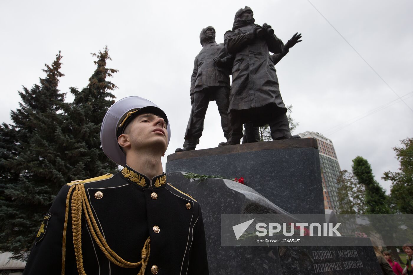 1941-1945 Arctic Convoy Sailors Memorial unveiled in St Petersburg
