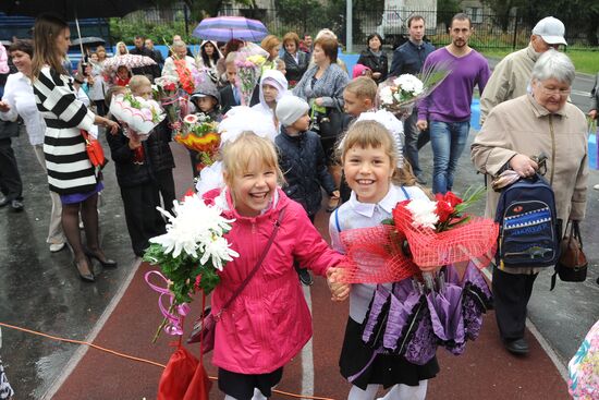 New school year starts in Russia