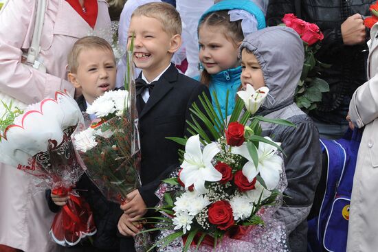 New school year starts in Russia