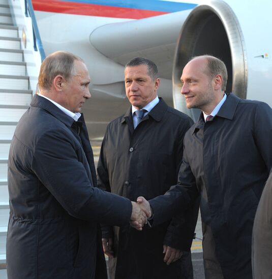 Vladimir Putin visits Far Eastern Federal District