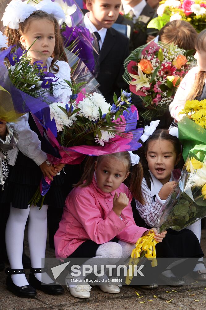 New school year starts in Russia