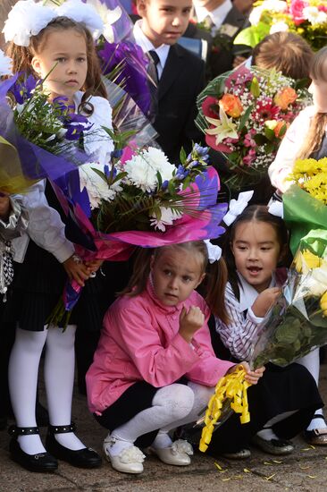 New school year starts in Russia