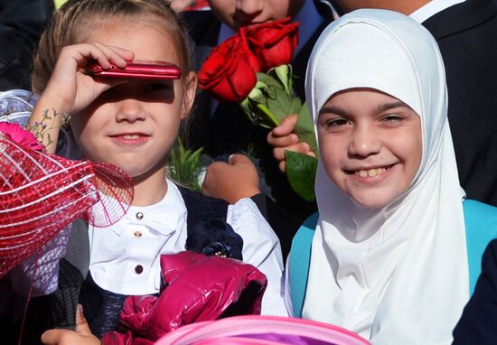 New school year starts in Russia