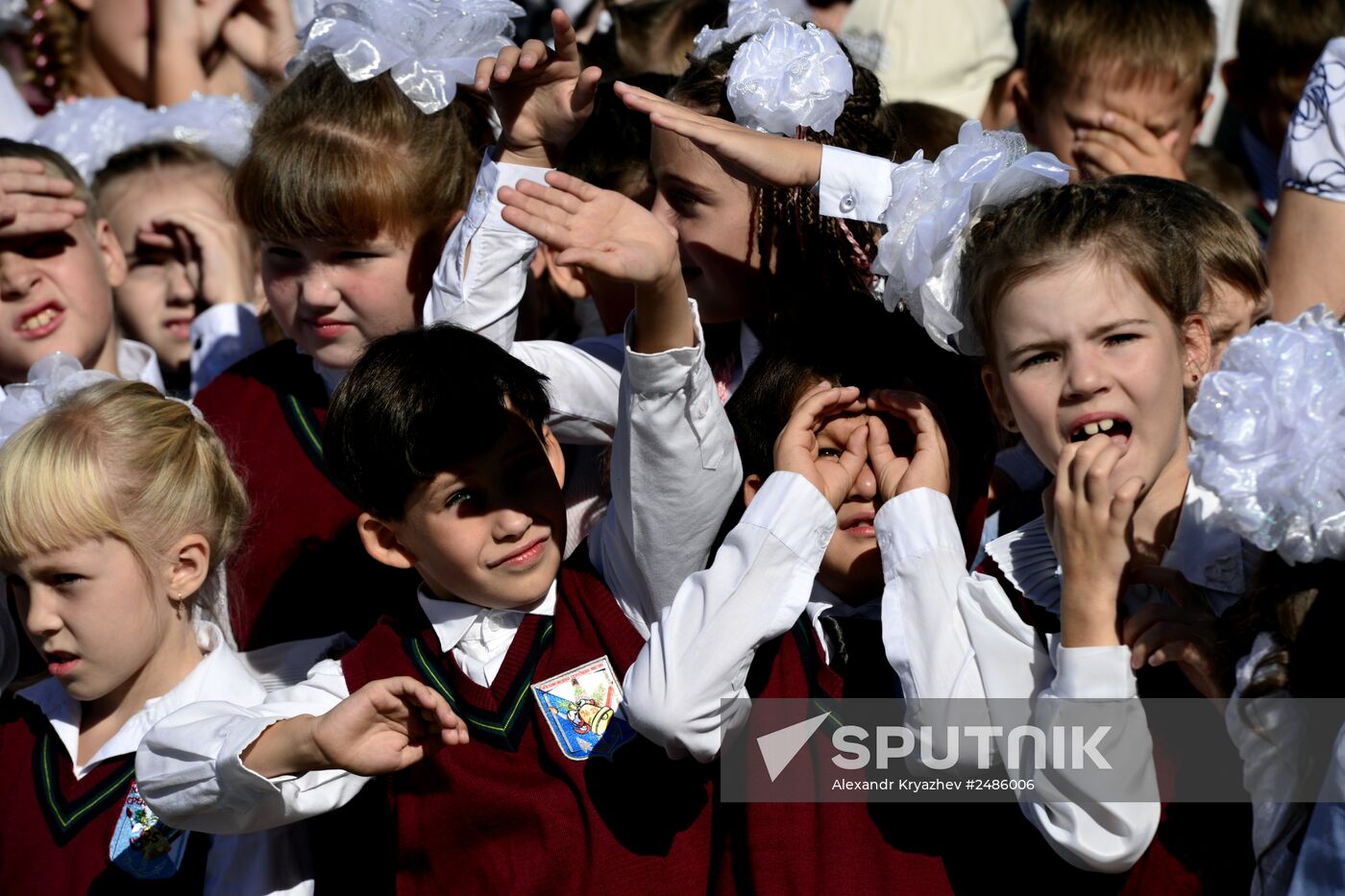 New school year starts in Russia