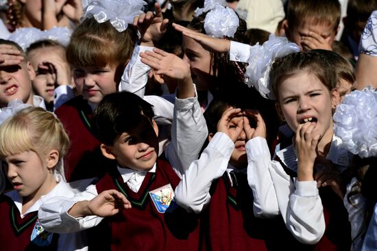 New school year starts in Russia