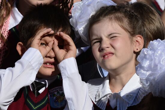New school year starts in Russia