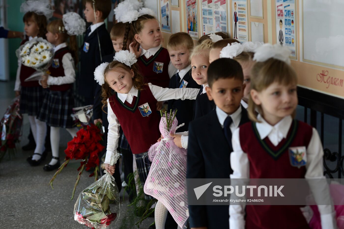 New school year starts in Russia